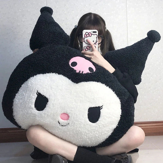Super-Sized Kuromi Plush Pillow – Soft & Snuggly Companion