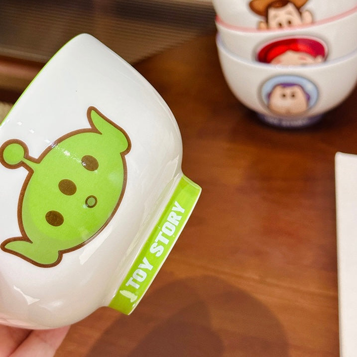 Toy Story Ceramic Bowl Gift Set – Set of 5, 5-Piece Cute Character Design
