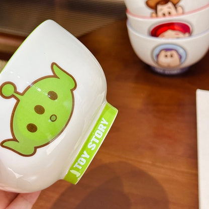 Toy Story Ceramic Bowl Gift Set – Set of 5, 5-Piece Cute Character Design