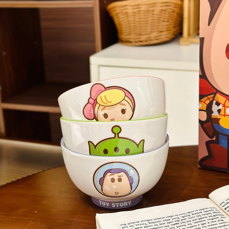 Toy Story Ceramic Bowl Gift Set – Set of 5, 5-Piece Cute Character Design