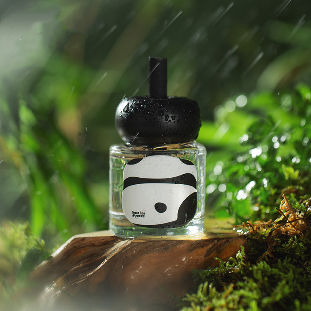 Panda Car Air Freshener Diffuser | 50ml Essential Oil with Diffuser Stick ā Natural Scents for Fresh Car Interior