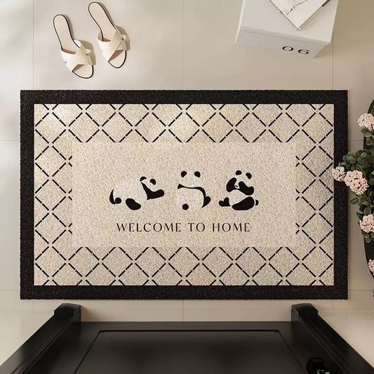 Trio Panda Welcome Doormat - Size 60x90cm