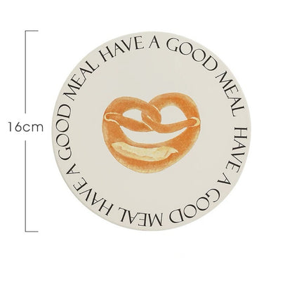 Bread Series Ceramic Heat-Resistant Pot Mat | Heat Insulation and Instant Absorption, Easy to Clean