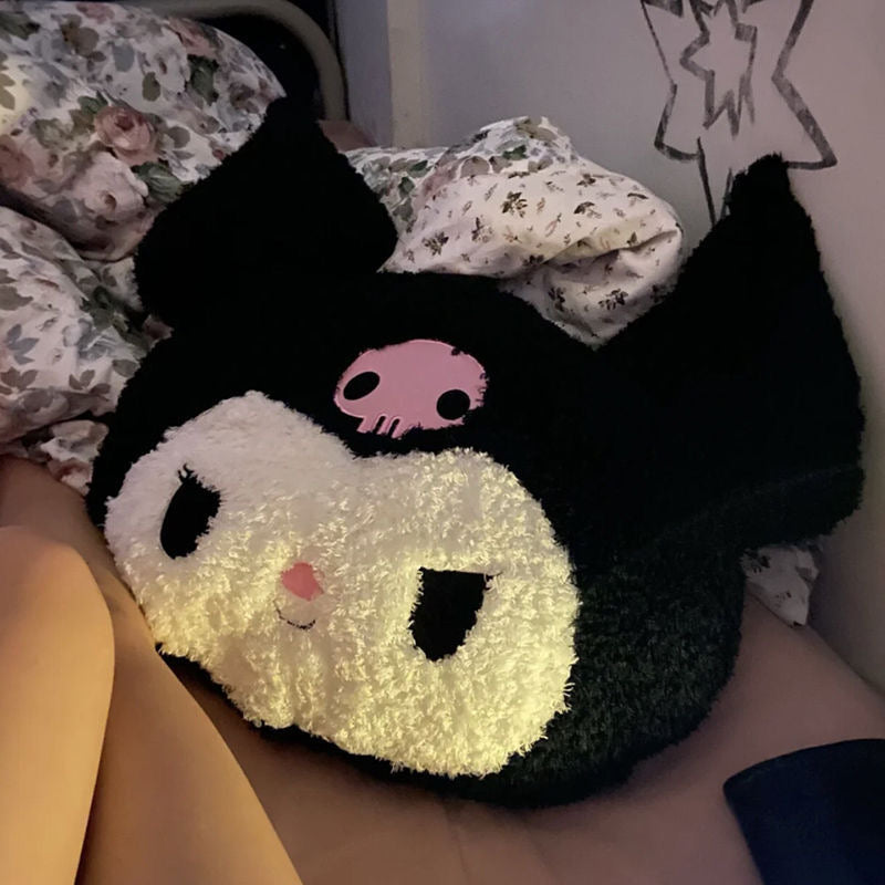 Super-Sized Kuromi Plush Pillow – Soft & Snuggly Companion