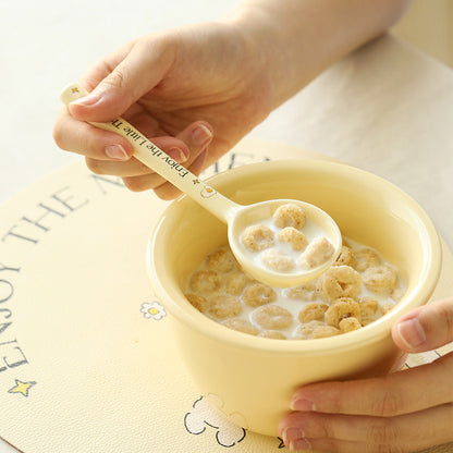 Bread Bunny Ceramic Spoon | Cute & Cozy Spoon, 4 Adorable Designs