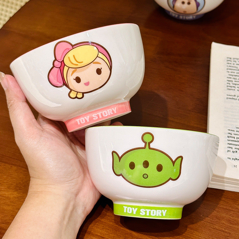 Toy Story Ceramic Bowl Gift Set – Set of 5, 5-Piece Cute Character Design