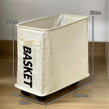 Under-Desk Rolling Storage Cart with Swivel Wheels – Compact Organizer for Office and Home