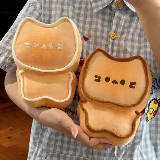 Butter Cookie Cat Plush Pillow – Cute & Soft Gift for Cat Lovers