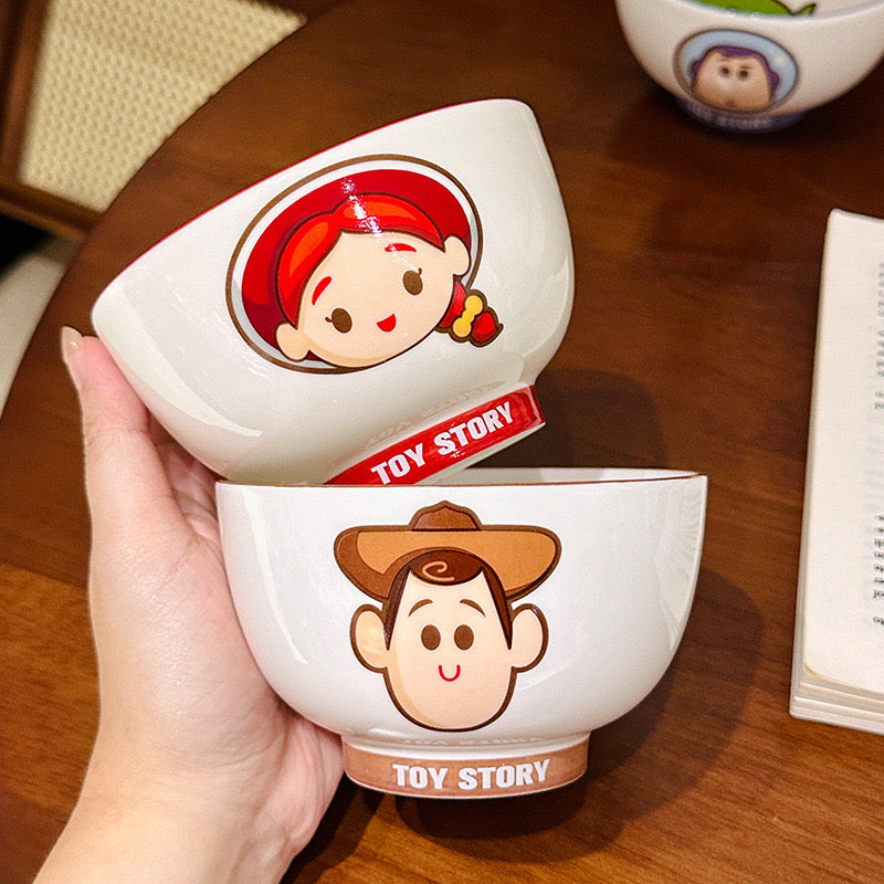 Toy Story Ceramic Bowl Gift Set – Set of 5, 5-Piece Cute Character Design