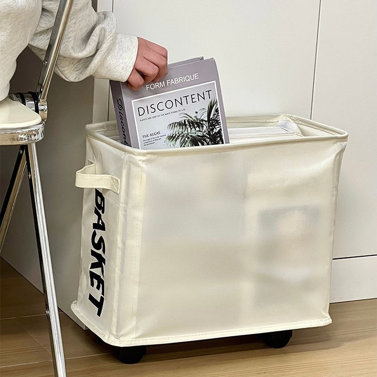 Under-Desk Rolling Storage Cart with Swivel Wheels – Compact Organizer for Office, Kitchen, and Home