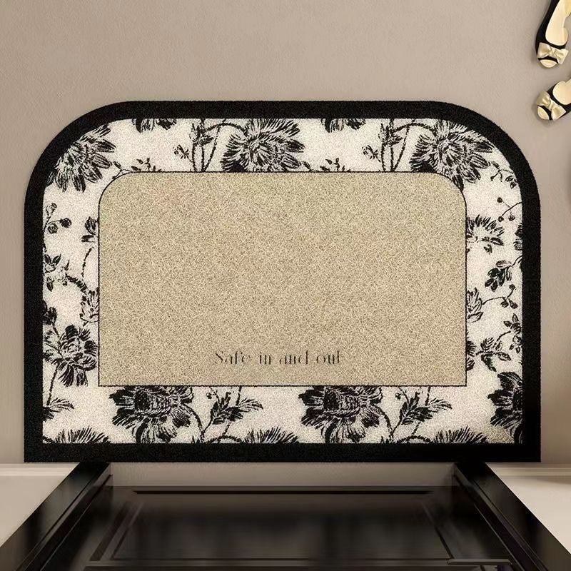Minimalist Floral Welcome Doormat - Size 60x90cm