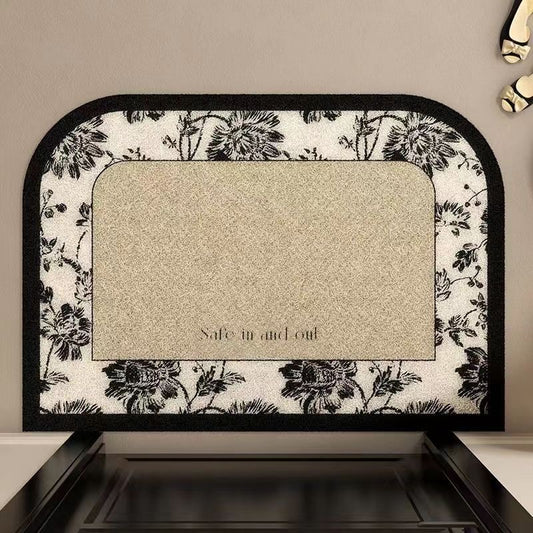 Minimalist Floral Welcome Doormat - Size 60x90cm