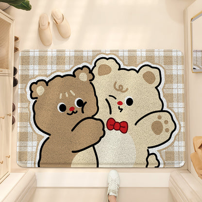 Bear Friend Welcome Doormat - Size 60x90cm