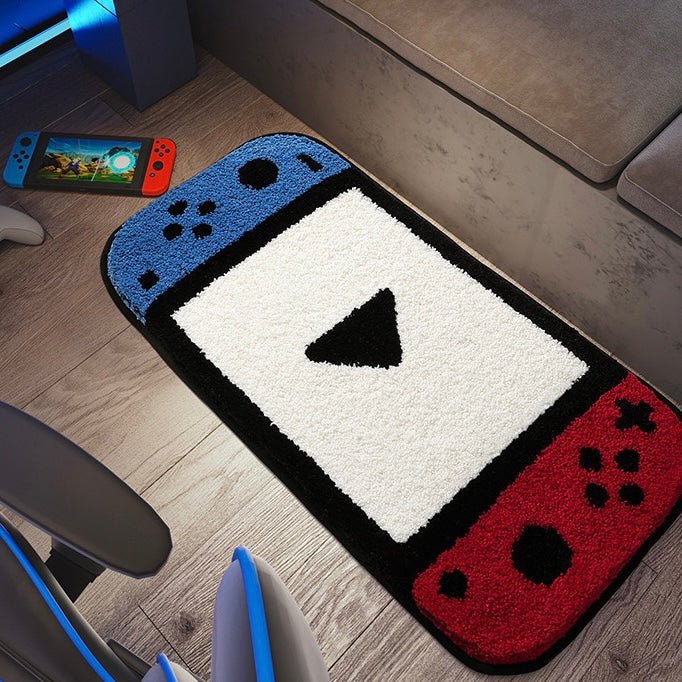 Funny Switch Shape Plush Bathroom Rug Size 40x80cm | Super Absorbent - Wuli Home