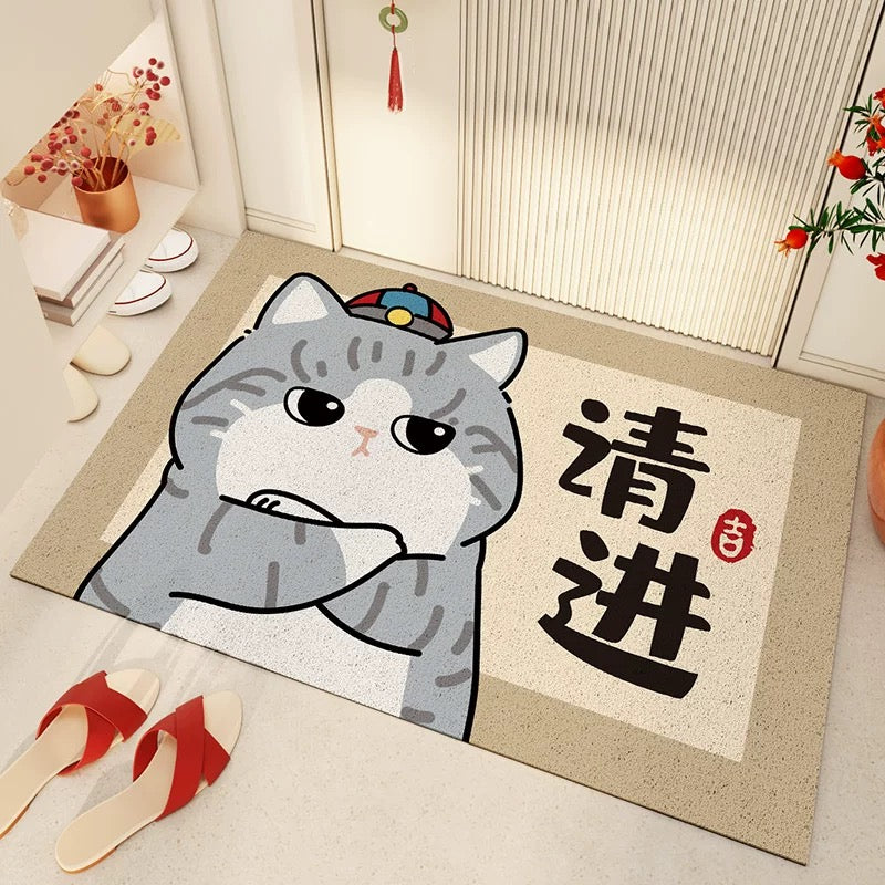 Cute Kitty Welcome Doormat - Size 60x90cm