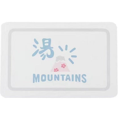 Mount Fuji Bathroom Absorbent Mat - Size 40x60cm / 50x80cm | Quick-Drying and Absorbent - Wuli Home