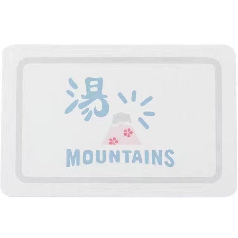 Mount Fuji Bathroom Absorbent Mat - Size 40x60cm / 50x80cm | Quick-Drying and Absorbent - Wuli Home